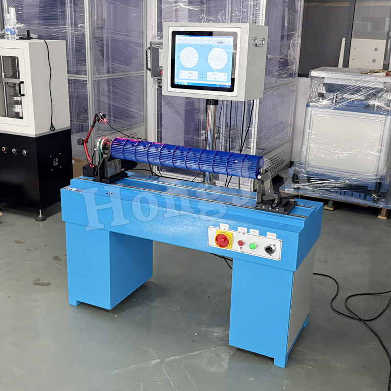 Machine d'équilibrage de la lame à flux croisé