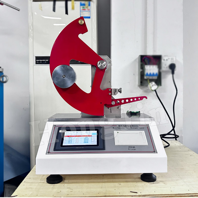 Testeur de déchirure de papier par micro-ordinateur, testeur d'emballage de Film, testeur de résistance à la déchirure de matériau, testeur de déchirure de tissu numérique