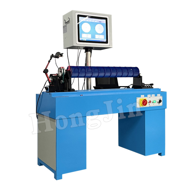 Machine d'équilibrage de la lame à flux croisé
