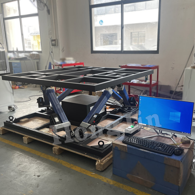 Banc de test à bascule de six degrés de liberté