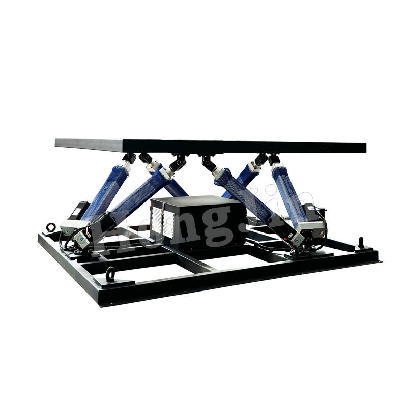 Banc de test à bascule de six degrés de liberté