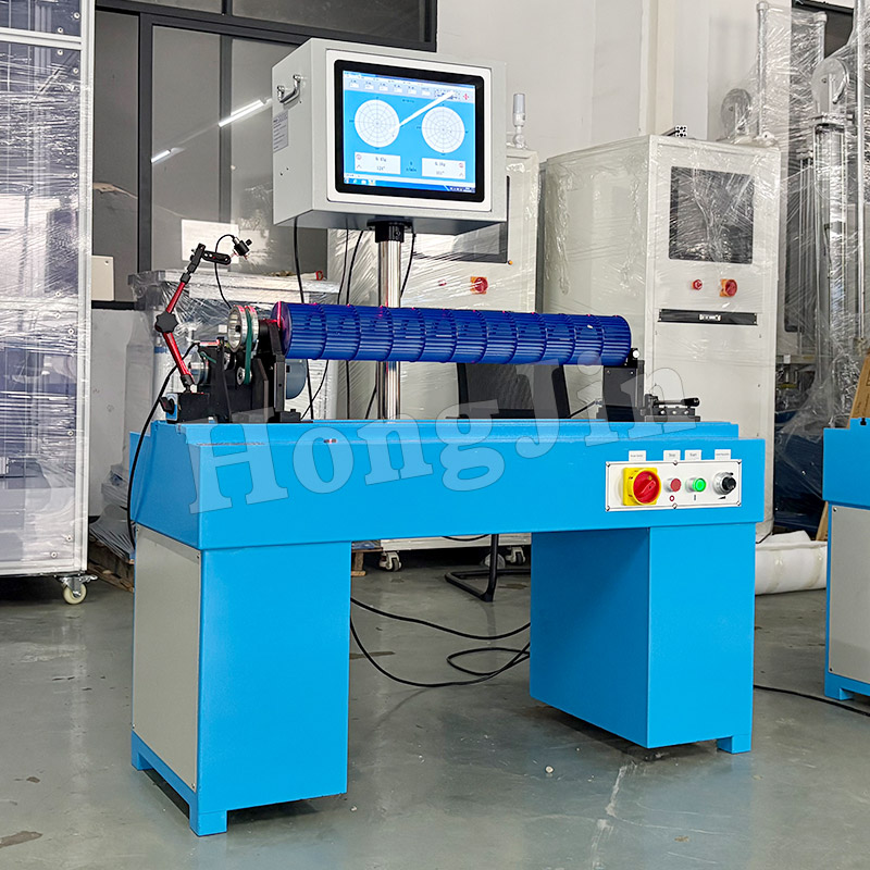 Machine d'équilibrage de la lame à flux croisé