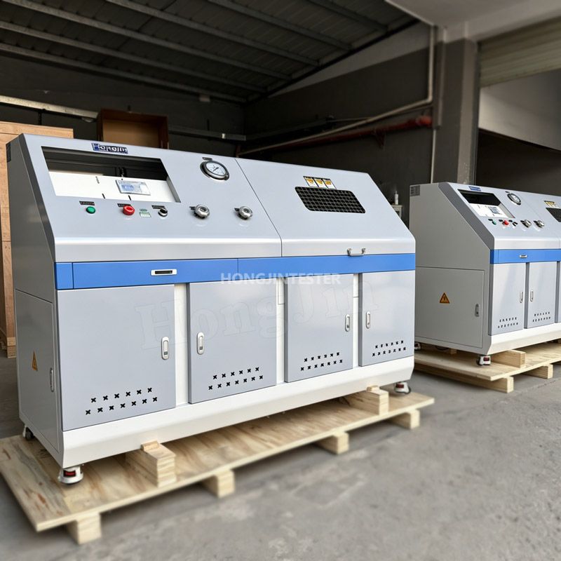 Machine à impulsions d'huile à haute température