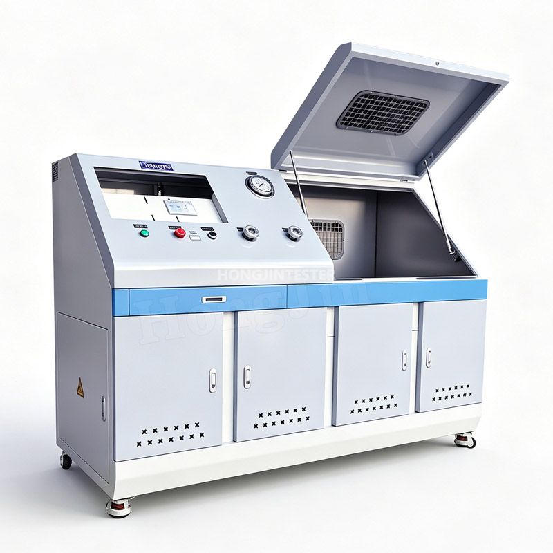 Machine à impulsions d'huile à haute température