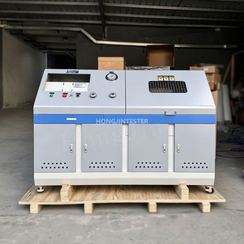 Machine à impulsions d'huile à haute température