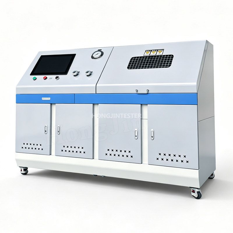 Machine à impulsions d'huile à haute température